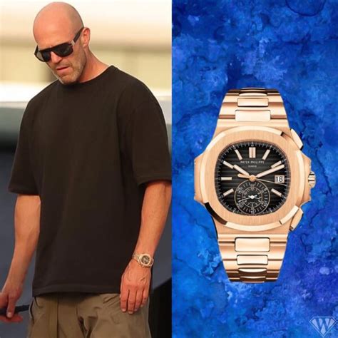 jason statham patek philippe|Jason Statham pilot watch.